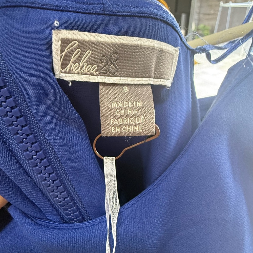 Chelsea28 Strapless Royal Blue Dress - Picture 3 of 5